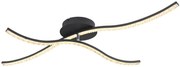 Globo JULES 67169D2 mennyezetlámpa kristály dekorral, 20W LED, 3000K, 1300 lm