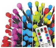 LED RGB Karácsonyi kültéri lánc 96xLED/64 mód 15m IP44 + távirányító