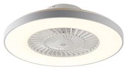 Mennyezeti ventilátor fehér csillag effektussal 60cm LED-del, fényerőszabályzóval és távirányítóval - Climo