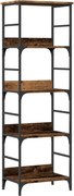 vidaXL antik fa színű szerelt fa könyvszekrény 50 x 33 x 153 cm