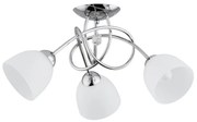 Felületre szerelhető csillár MODENA 3xE27/60W/230V króm/fehér