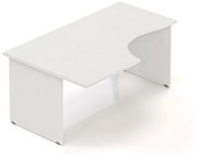 Visio ergonomikus asztal 160 x 100 cm, bal, fehér