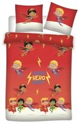 DC Super Hero Mini Friends ágyneműhuzat 140×200cm, 65×65 cm
