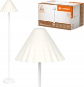 Padló lámpa Álló Dekoratív lámpatest E27 Fehér Tompítható Dekor