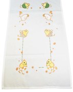 Húsvéti terítő Csirke sárga 40x110cm TiaHome