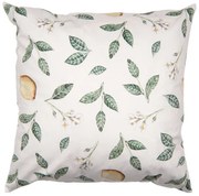 Citrom mintás bézs színű párnahuzat 45x45 Lemons & Leafs Clayre-Eef