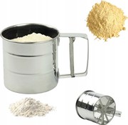 Lisztszűrő 9x10CM Porcukor Lisztszűrő Nagy Rozsdamentes Acél