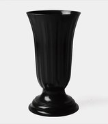 Temetői Üveg Temetői Váza Sírra Fekete Liliom 30 CM Új