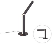 Design asztali lámpa fekete LED-del, 3 lépésben dimmelhető - Gate