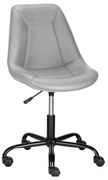 Szürke bőrutánzat irodai szék Kenny – Støraa