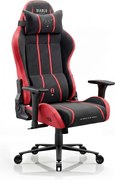 Gamer szék szövet Normal Size, fekete-piros: Diablo X-One 2.0 Bloody Mary