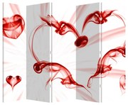 Paraván - Szív a füstből (210x170 cm)