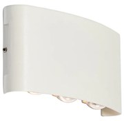 Kültéri fali lámpa fehér LED-del 6-lámpás IP54 - Silly