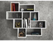 Fali polc PAROLA 103,5x115,5 cm fehér