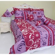 EMI Lilien lila szatén ágyneműhuzat