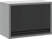 vidaXL Szerszám szekrény tárolóval Fekete és Szürke 50 x 25 x 35 cm