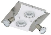 Briloner 3582-042 - LED mennyezeti lámpa RIPOSO 2xLED/5W/230V + 2xGU10/3W