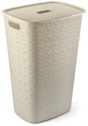 Curver Mosodai kosár LAUNDRY HAMPER 56L, bézs színű