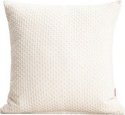 Riley pamut-ekrü párnahuzat dekoratív varrással 45x45cm Homla