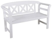 Fehér tömörfa kerti pad Vancouver - Garden Pleasure