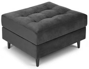 Santo sötétszürke bársony lábtartó - Milo Casa