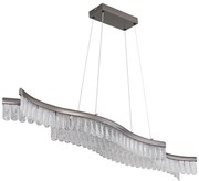 Globo 67348H - LED Csillár zsinóron JULIET LED/35W/230V 3200K matt króm