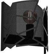 Fali lámpa CAMO 1xE27/15W/230V fekete