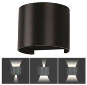 LED Kültéri fali lámpa LED/6W/230V 4000K IP65 fekete