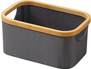Összecsukható Kosár Doboz Akcesoria Bambusz Oxford Szövet 8L