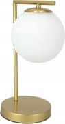 Asztali lámpa 1xE27/40W/230V arany/fehér