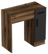 Inci Light Walnut kozmetikai asztal