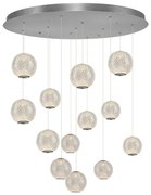 LED csillár kábelen CREMONA 13xLED/5W/230V 3000K matt króm