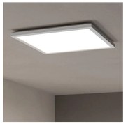 Eglo 901461-LED Dimmelhető fürdőszobai lámpa ROVITO-R 17,6W/230V 39x39 cm IP44 fehér + távirányító