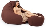 Barna ALL IN Grandiózus Babzsákfotel Garnitúra