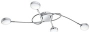 Eglo 32996 - SALTO LED felületre szerelhető csillár 4xLED/5,4W/230V fényes króm