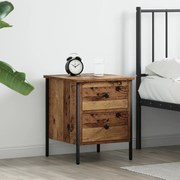 Éjjeli szekrény Régi fa 40x42x50 cm Fából készült