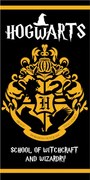 Harry Potter Hogwarts Black fürdőlepedő, strand törölköző 70x140cm (Fast Dry)