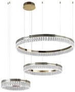 LED fényerőszabályozható kristálycsillár kábelen THALIA LED/120W/230V 3000-6000K + távirányító