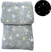 Világító takaró csillagok a fény szürke 200x230cm TiaHome