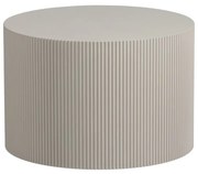 Bézs kerek dohányzóasztal ø 60 cm Sanne – WOOOD