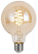 Okos E27 Dimmelhető LED Izzó G95 Borostyán 4.9W 320lm 2500K
