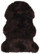 barna báránybőr szőnyeg 60 x 90 cm