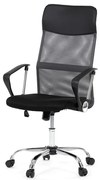 Irodai szék, hintamechanizmussal, szürke hálós anyag, KA-E305 GREY