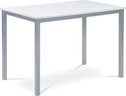 Étkezőasztal 110x70 cm, MDF, fehér, GDT-202 WT