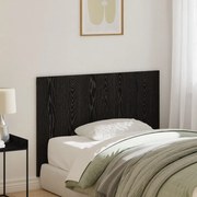 Ágy Fejtámla Fekete Tölgy 120x1,5x80 cm Műszakilag kidolgozott Fa