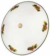 Kolarz 731.U14.4.113-Mennyezeti lámpa NONNA 4xE27/60W/230V átm. 54 cm szőlők/eprek