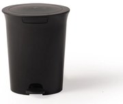 Pedálos szemetes 5 l, fekete