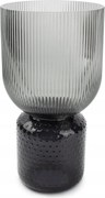 S|p Coco üveg váza Smoked 31 cm magas 16 cm átm.