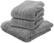 CLASSIC világosszürke  2db fürdőlepedő 70x140 cm, 100% pamut