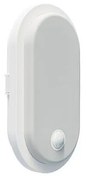LED kültéri fali lámpatest érzékelővel OVAL LED/10W/230V IP65 fehér